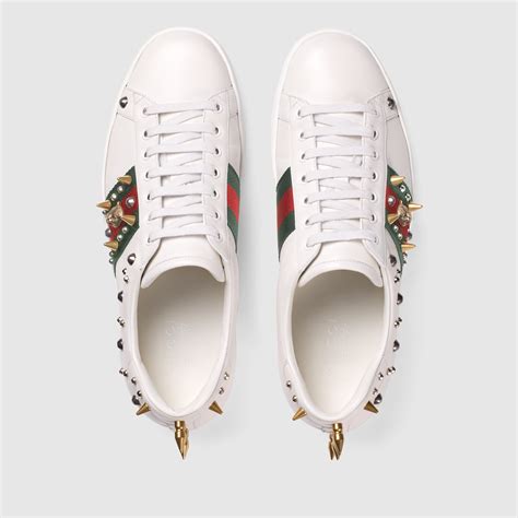 gucci ace studded|gucci ace embroidered.